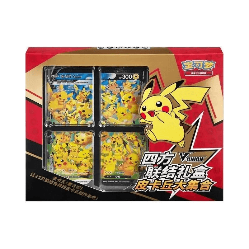 Caja Pikachu Pokemon TCG Caja Regalo V-Union Chino