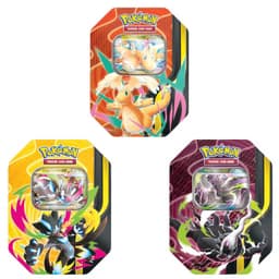 Pokémon Tin da Collezione Megaforze – Bundle 3x - Mega Dragonite-ex, Mega Darkrai-ex e Mega Zeraora-ex ITA