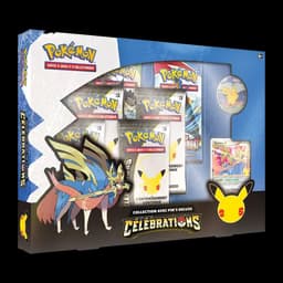 Pokémon Célébrations – Coffret Pin's Deluxe Zacian Niv. X – FR