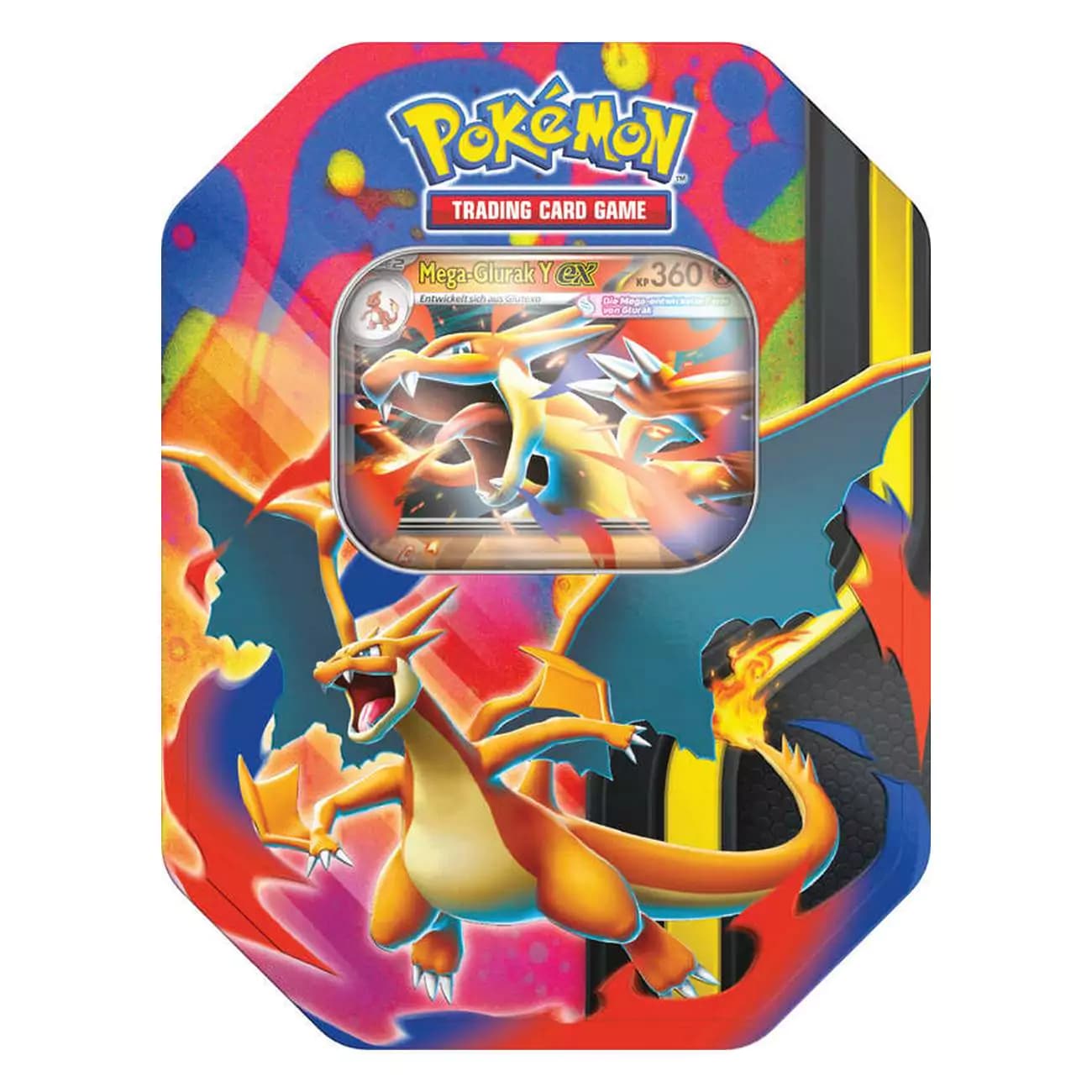 Pokémon Tin #127 Mega-Glurak Y DE