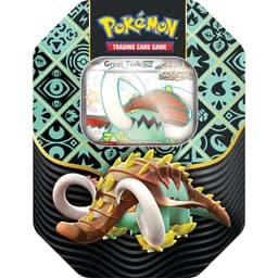 Lata de 4 sobres Pokémon Destinos de Paldea SV4.5 — Gran Colmillo EX