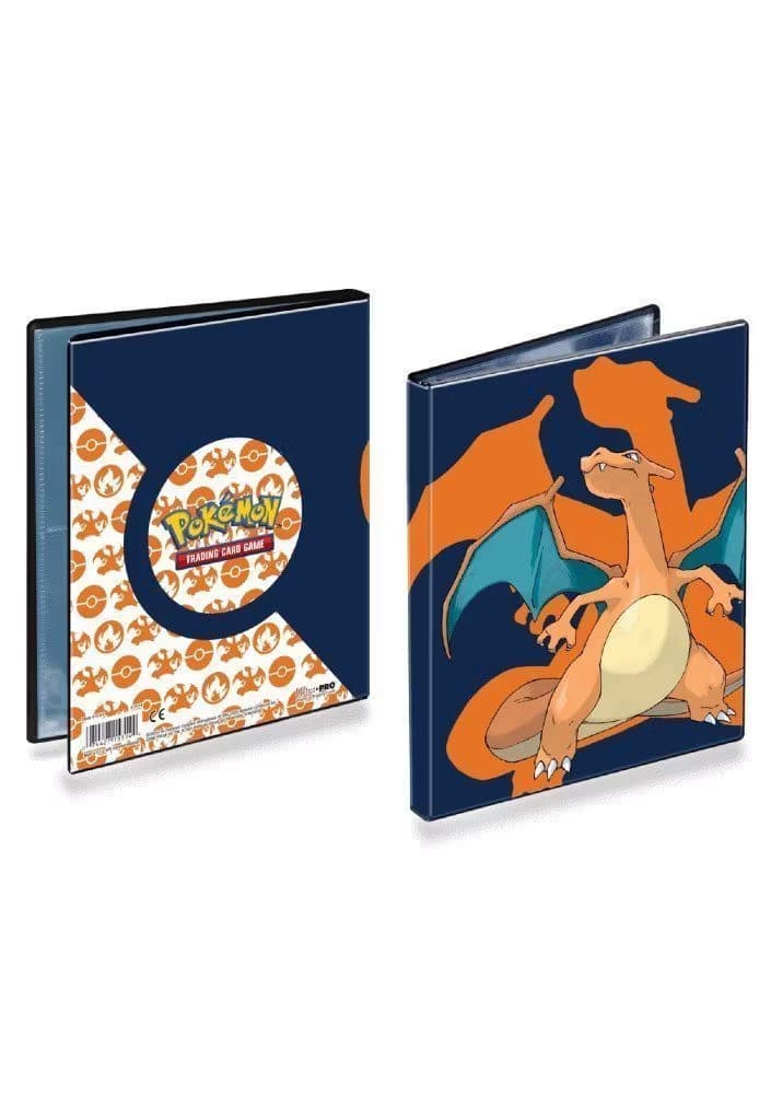 Lille mappe med pokemonmotiv (Charizard) (4 kort pr. side)
