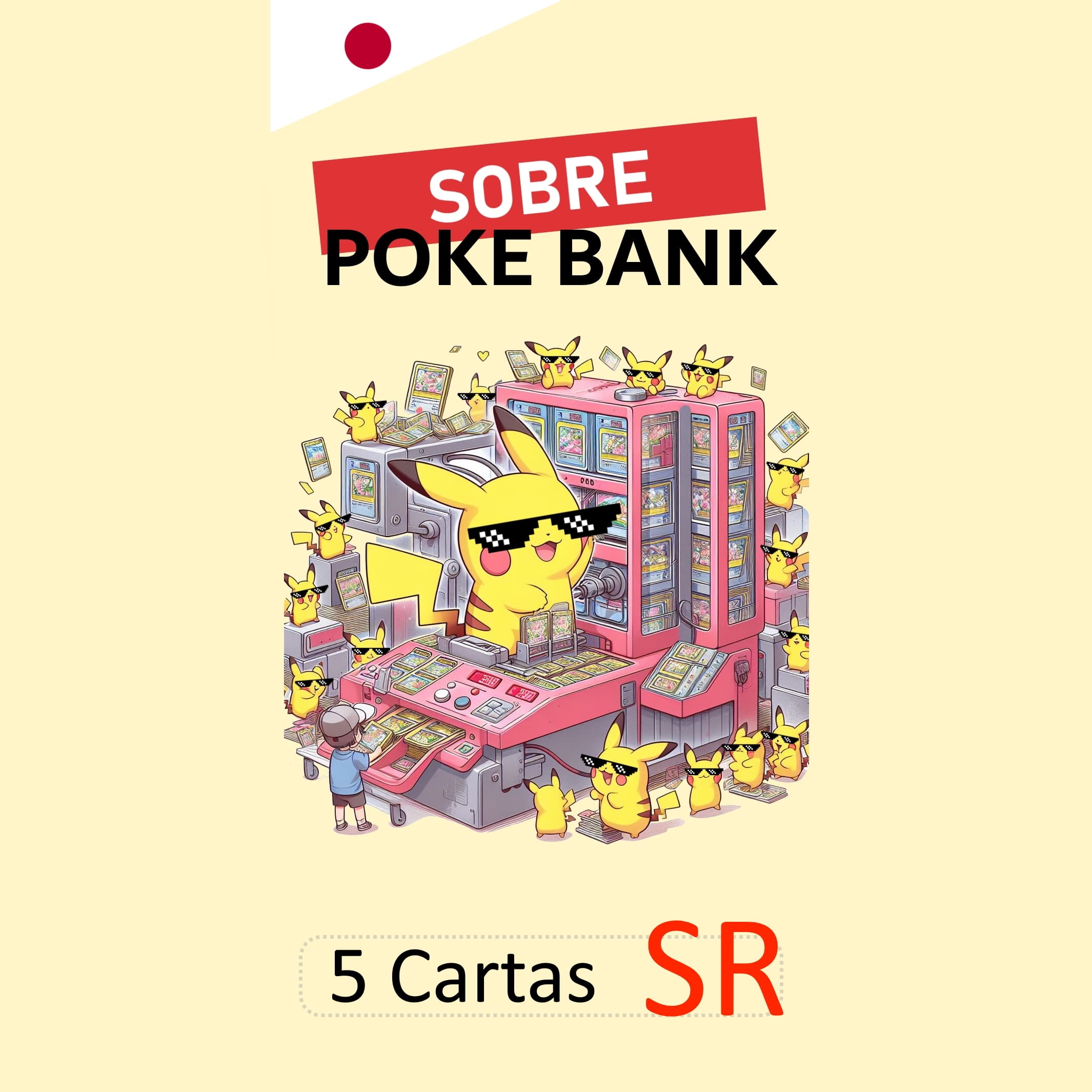 PRO SIN LÍMITES - POKE BANK - Sobre 5 cartas SR - Japonés