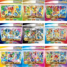 Pokemon 30th Card Set; 27 cartas y 18 sobres 30th