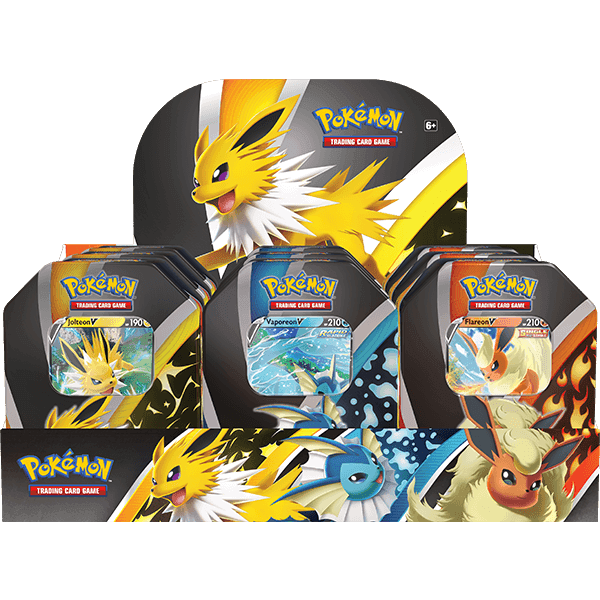 Pokemon Eevee Evolutions Tin V (Fall 2021) - Artset — Inglés