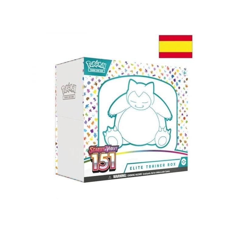 Caja de entrenador de Élite Pokémon 151 Snorlax Escarlata y Púrpura