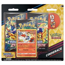 Pokemon TCG: Sword & Shield - Crown Zenith Pin Collection - Cinderace — Inglés