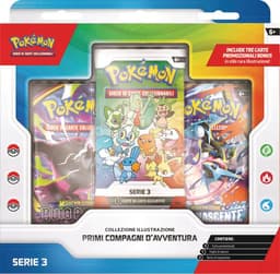 Pokemon Collezione Illustrazione Primi Compagni d'Avventura - Serie 3 ITA