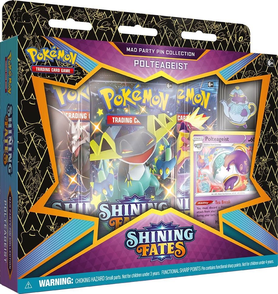 Pokémon Shining Fates - Polteageist Pin Box — Inglés
