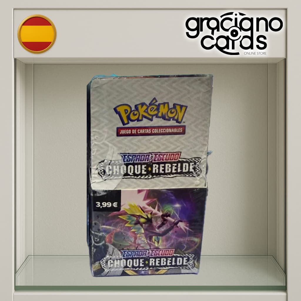 Choque Rebelde Booster 18 sobres | Cartas Pokémon | 2020 — Español