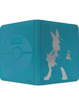 ULTRA PRO: POKEMON - BRINDER ÉLITE SERIES LUCARIO - 9 BOLSILLOS CON CREMALLERA
