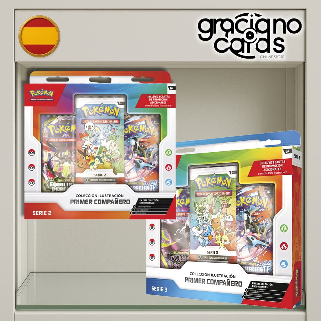 PACK First Partner Serie 2 & 3 | Cartas Pokémon | 2026 — Español