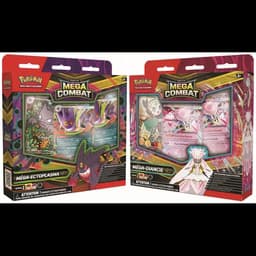 Lot de 2 Decks Méga-Combat Pokémon JCC – Méga-Ectoplasma-ex et Méga-Diancie-ex – FR