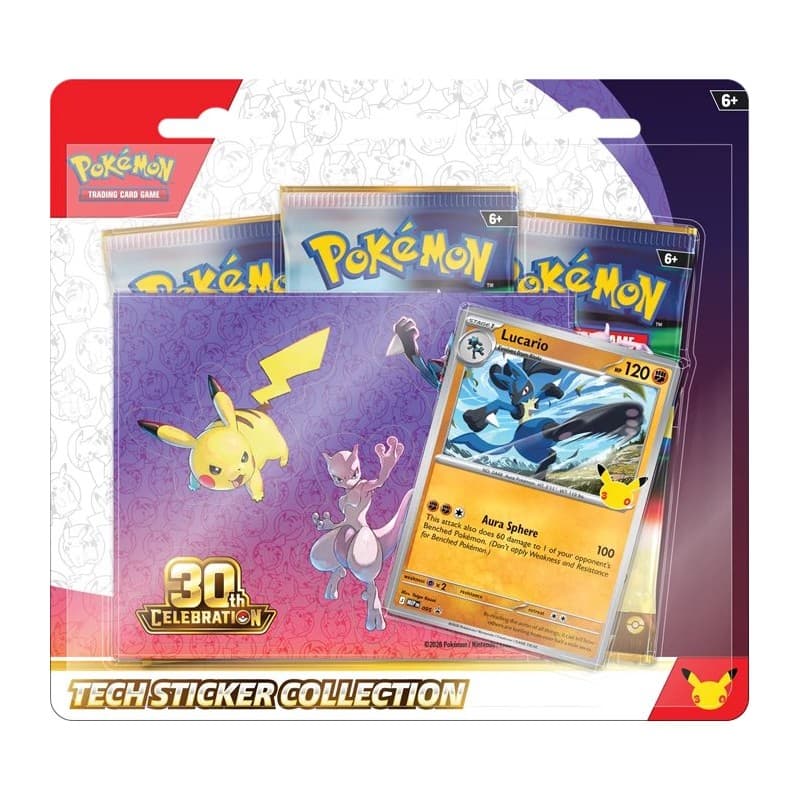 Pokemon 30th Celebration Sticker Collection - EN (random promo) — Inglés