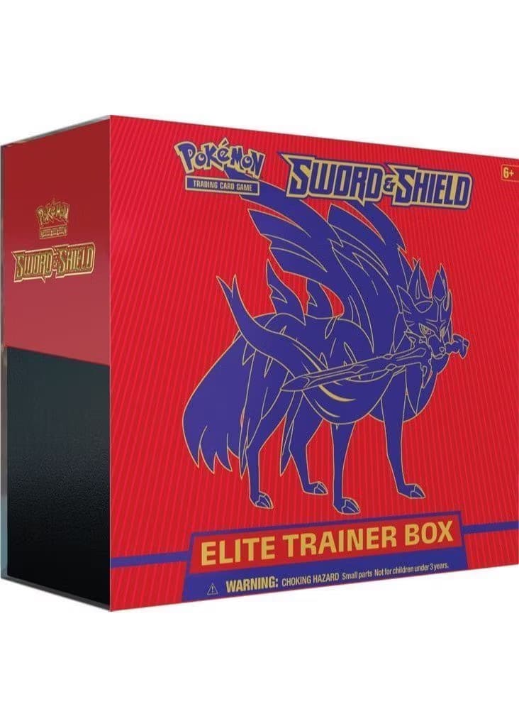 Elite Trainer Box - Zacian V - Sword & Shield — Inglés