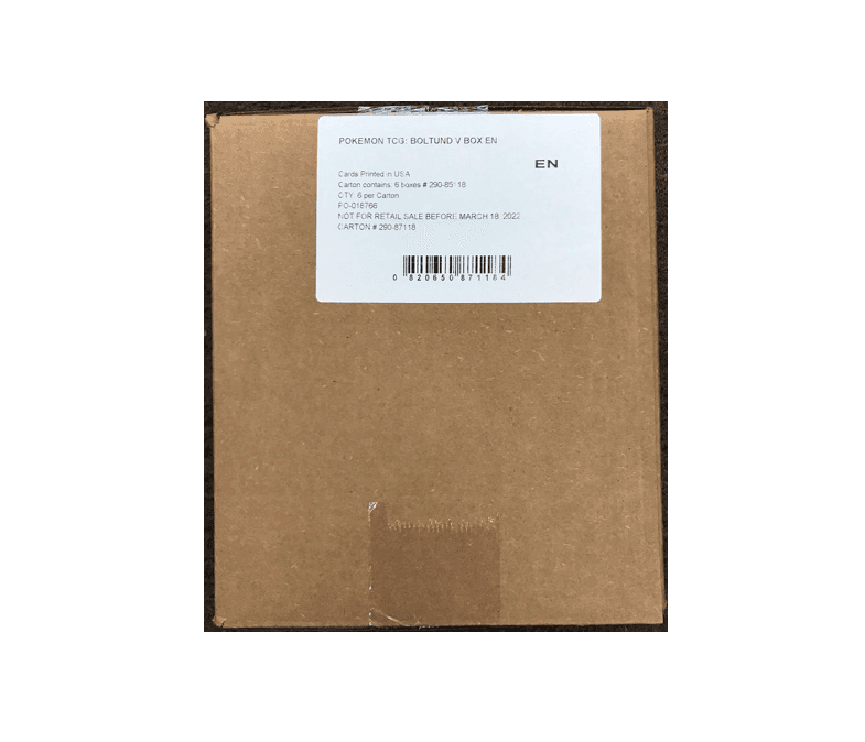 Pokemon Boltund V Box Case [6PC] — Inglés
