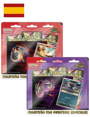 Pack de 3 Sobres Pokemon Héroes Ascendentes Español 2026
