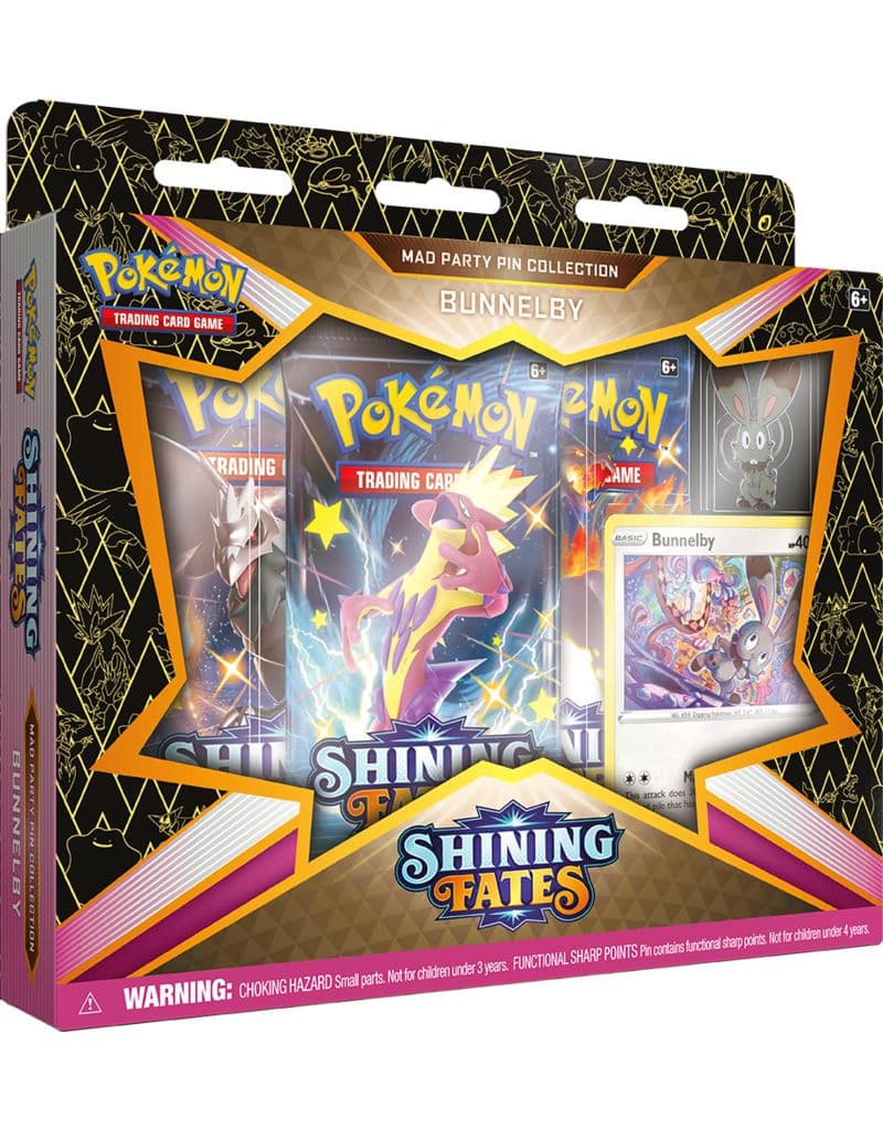 Pokémon Shining Fates - Bunnelby Pin Box — Inglés
