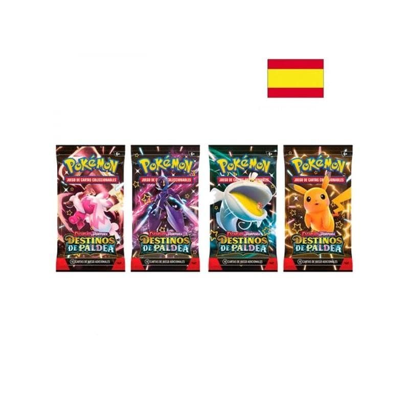 Colección de Cartas Tech Sticker Destinos de Paldea 4.5 Pokémon Escarlata/Púrpura Español