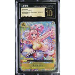 Shirahoshi (OP03-116) (V.3) Unnumbered Promos — CGC 10 Pristine