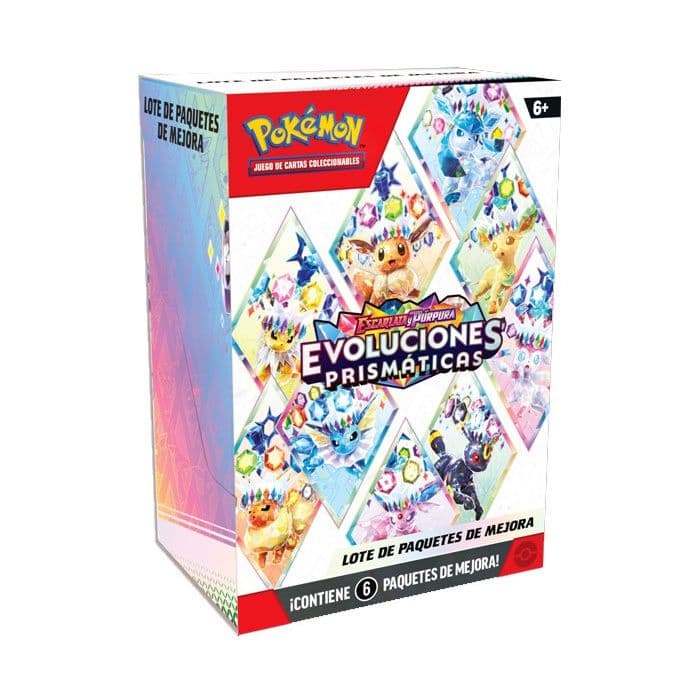 Pokémon JCC: Evoluciones Prismáticas - Lote Paquetes de Mejora