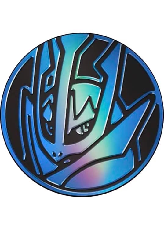 Empoleon Pokemon mønt (Blå - Sheen Holo) - Almindelig