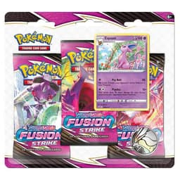 Pokemon TCG Fusion Strike 3-Pack Blister — Espeon — Inglés