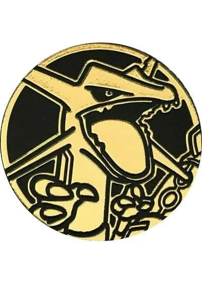 Rayquaza Pokemon mønt (Guld - Mirror Holo) - Stor