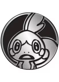 Sobble Pokemon mønt (Sølv - Mirror Holo) - Stor