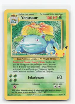 Venusaur 15 - Celebrations: Classic Collection — Inglés