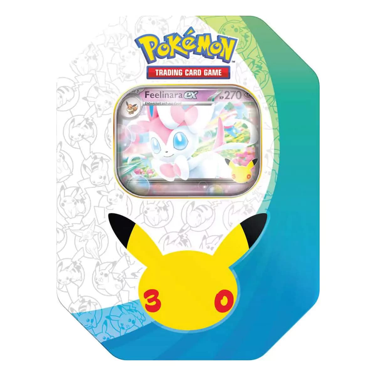 Pokémon 30 Jahre Tin Box Tag DE