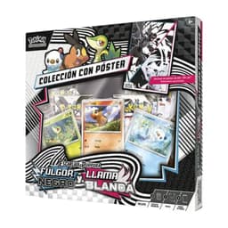 POKEMON TCG POSTER FULGOR NEGRO Y LLAMA BLANCA (ESPAÑOL)