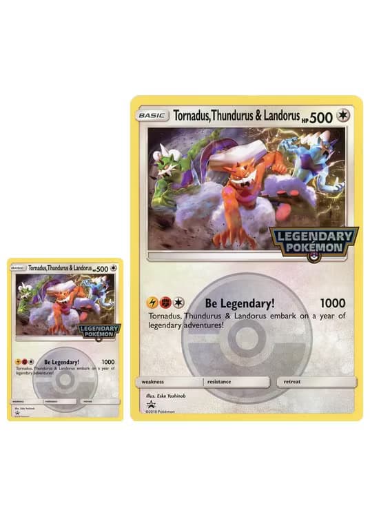 Tornadus, Thundurus & Landorus - Legendary Pokémon stamp - JUMBOkort