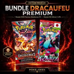 Bundle Feu – Booster EV03 Flammes Obsidiennes FR + m2 Inferno X JPN