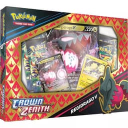 Caja V de Pokémon Crown Zenith SS12.5 — Regidrago V — Inglés