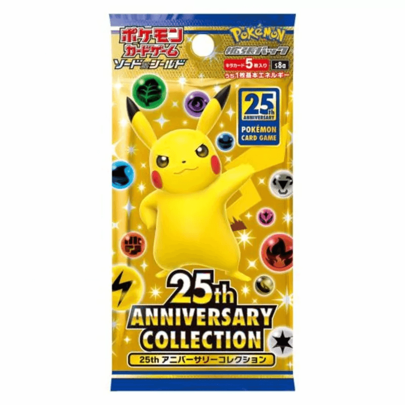 Sobre Pokemon TCG 25th Anniversary Collection Chino