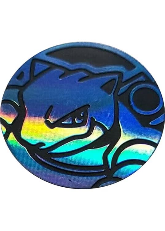 Blastoise Pokemon mønt (Blå - Sheen Holo) - Almindelig
