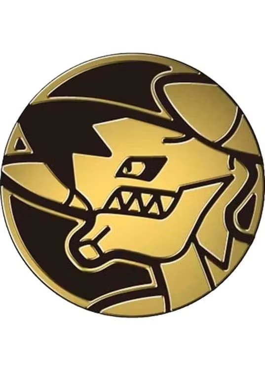 Mega Garchomp Pokemon mønt (Guld - Mirror Holo) - Almindelig