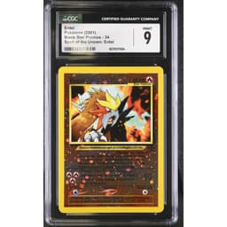 Entei Spell of the Unown The Movie Promo — CGC 9