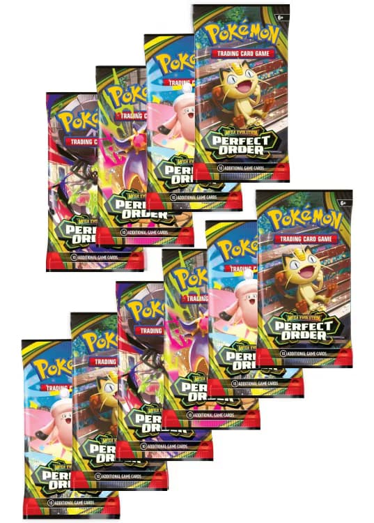 10 Booster Pakker fra ME03 Perfect Order — Inglés