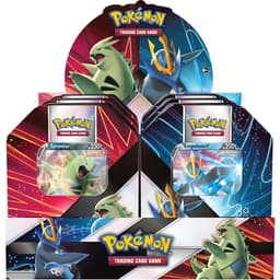 Pokemon TCG: Sword & Shield - V Strikers Tin - Tyranitar V / Empoleon V: Sealed Case of 6 — Inglés