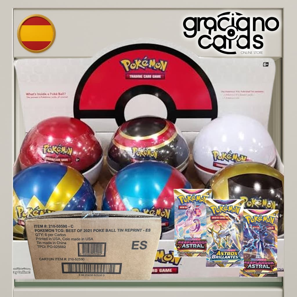 Pokeball Best of 2021 | Cartas Pokémon | 2021 — Español / case-sellado