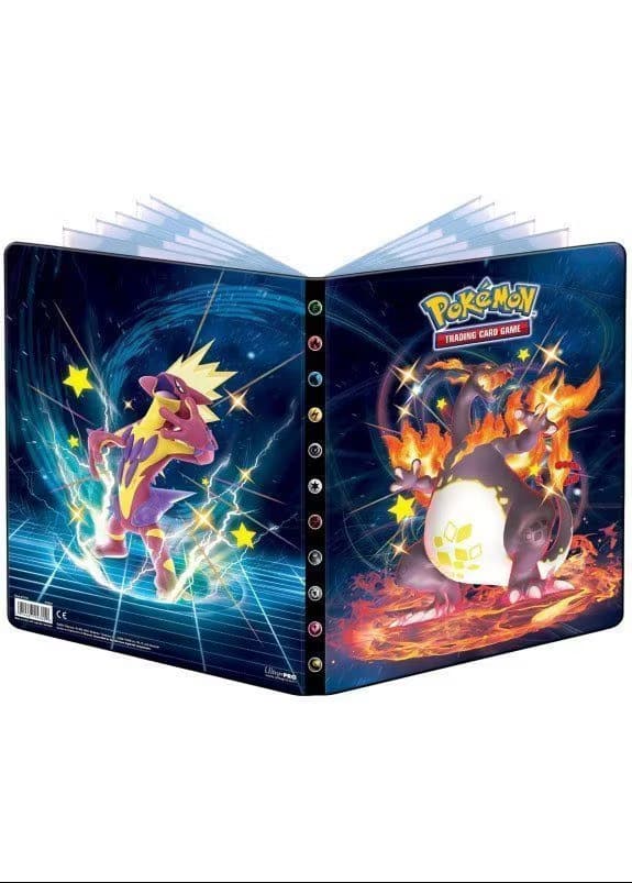 Stor mappe med pokemonmotiv (9 kort pr. side)(SHF)