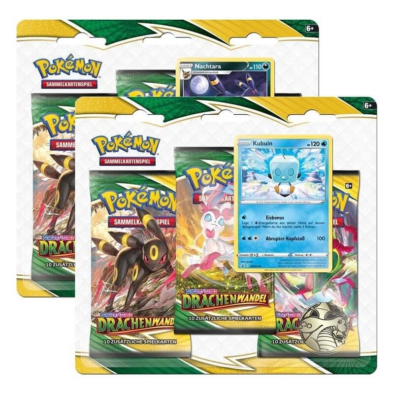 Pokemon Drachenwandel 3-Pack Blister Bundel - GERMAN/DUITS