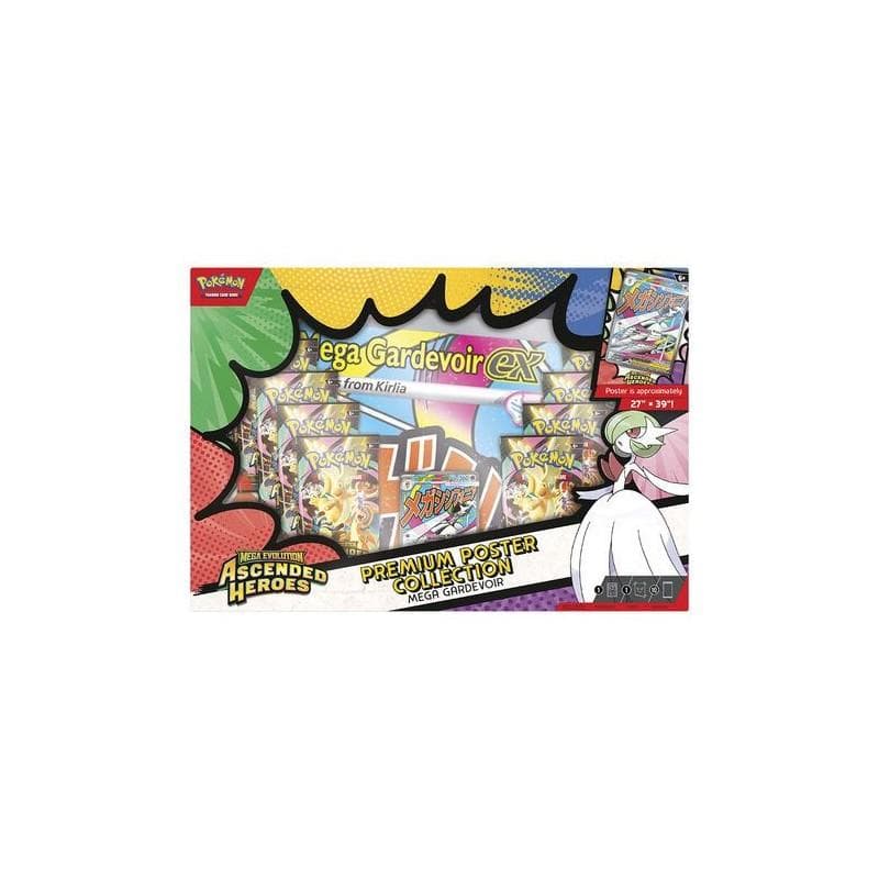 Blister cartas Premium Poster Collection Ascended Heroes Pokemon surtido Inglés