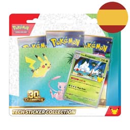 BLISTER 3 SOBRES TECH STICKER 30TH CELEBRACIONES POKEMON (ESPAÑOL) — PENDIENTE DE LLEGADA A ALMACÉN