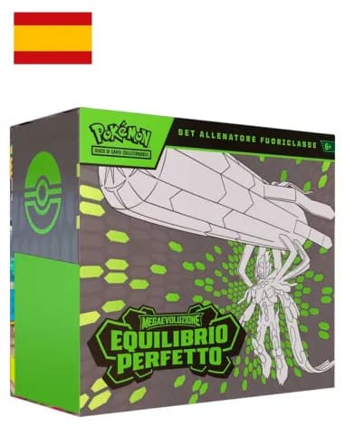 Caja cartas Pokémon ETB Equlibrio Perfecto en Español