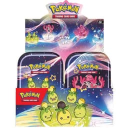Pokemon Paldean Fates Mini Tin Collection Display (10x) — Inglés