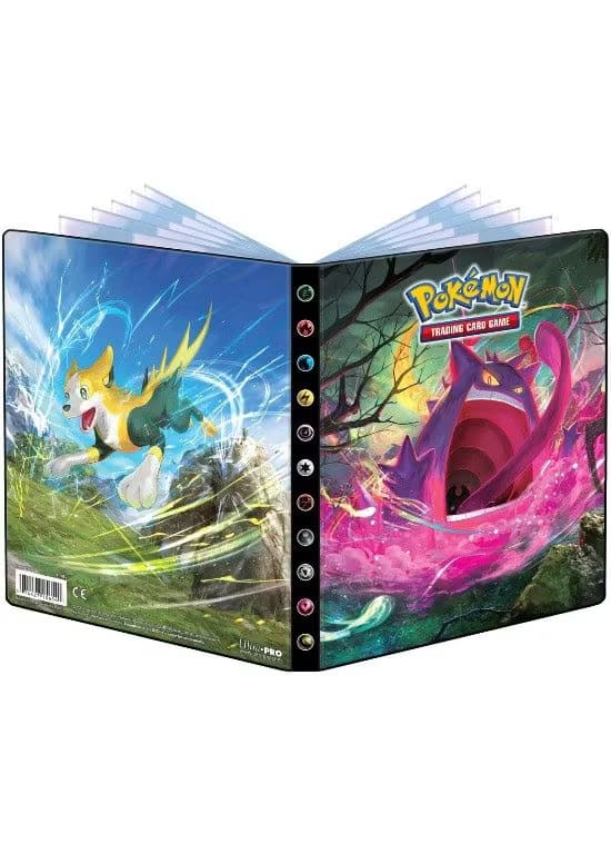 Lille mappe med pokemonmotiv (4 kort pr. side + 2 sider til JUMBOkort)(FST)