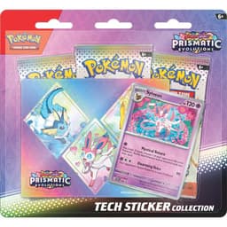Pokemon TCG: Scarlet & Violet - Prismatic Evolutions - Tech Sticker Collection - Sylveon — Inglés